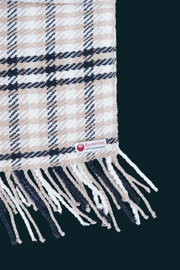 Χειροποίητη εσάρπα Twill (λεπτομέρεια)