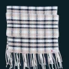 Χειροποίητη εσάρπα Twill με ρίγες στην πλάτη (λεπτομέρεια)