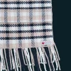 Χειροποίητη εσάρπα Twill με ρίγες στην πλάτη (λεπτομέρεια)